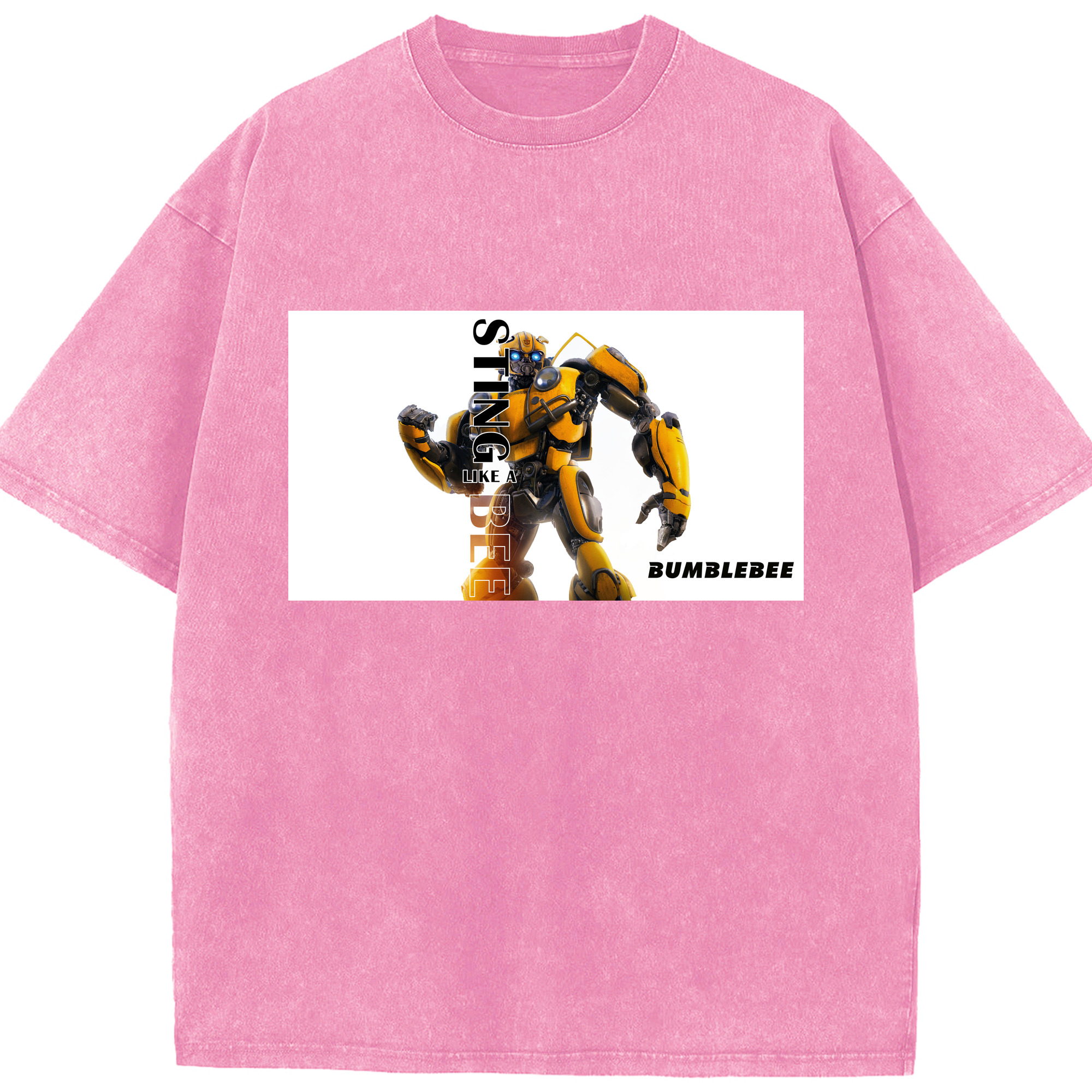 （画像用）  綿100% ヴィンテージ風 半袖Tシャツ（フロントプリント）